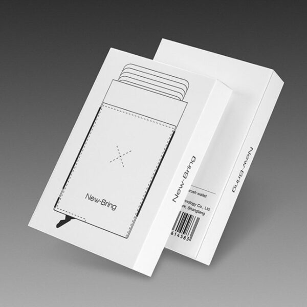 Còn hàng Youpin NewBring Mini Card Protector Wallet Holder Wallet Body Metal Slim Khối RFID Dễ dàng Nhanh chóng 5