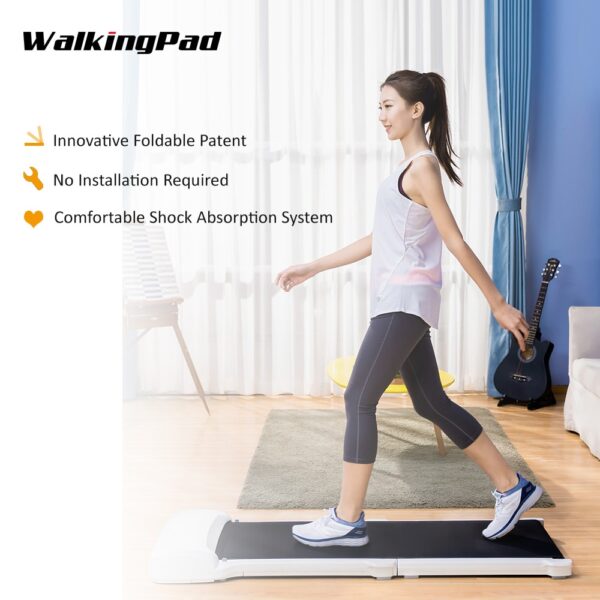 KingSmith WalkingPad Treadmill Walk C1 Foldable Fitness Apparatus Smart Aerobic Exercise Remote Control App Connect Home 2