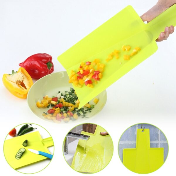 Kitchen Folding Chopping Blocks Cutting Board Plastic Chopping Board Foldable Cutting Block Chopping Cooking Kitchen Accessories 2