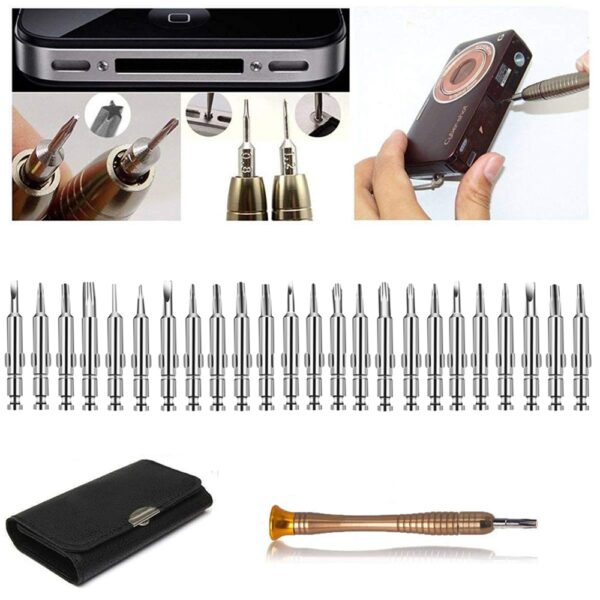 Tranga hoditra 25 amin'ny 1 Torx Screwdriver nametraka fitaovana fanamboarana finday finday fitaovana Multitool tanana 3