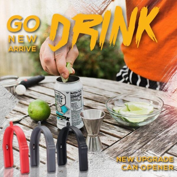Mintiml Go Drink Can Opener Lid Remover Universal Topless Can Opener Beer Top Remover Party Outdoor