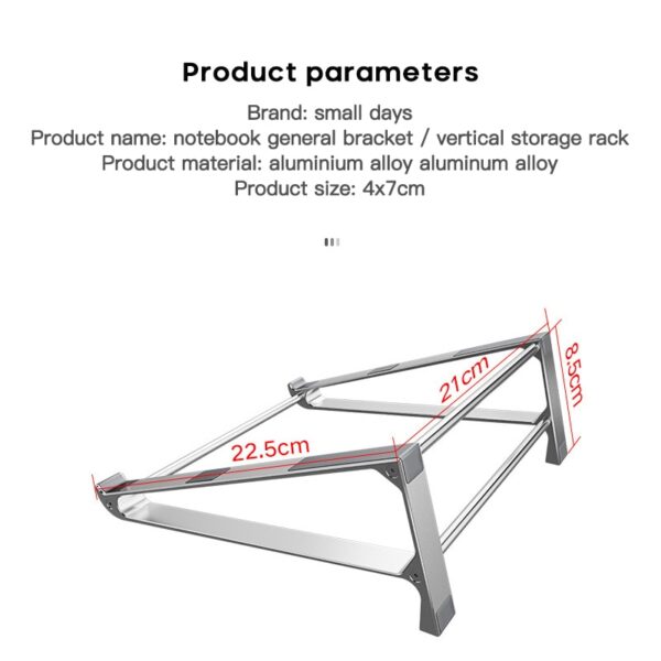 NEW 11 17 Inch Simple Laptop Cooling Base Aluminum Foldable Notebook Support For MacBook Air Pro 2