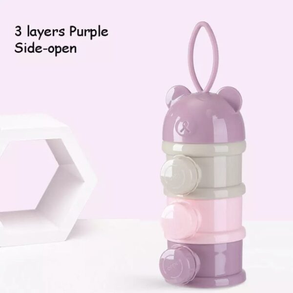New 3 4 layers Fog Bear Portable Baby Food Storage Box Side Open Essential Cereal Milk 2.jpg 640x640 2