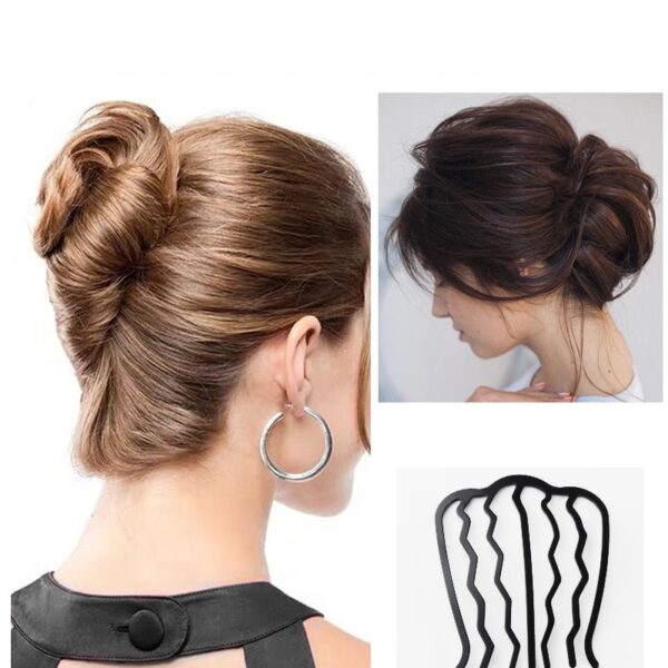 New DIY Tool Hair Accessories Simple Donuts Bud Headband Ball French Twist French Magic Bun Maker 1