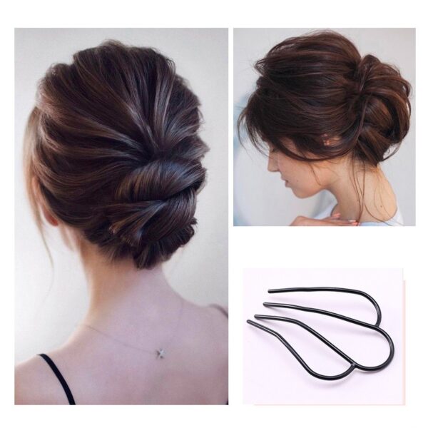 New DIY Tool Hair Accessories Simple Donuts Bud Headband Ball French Twist French Magic Bun Maker 2