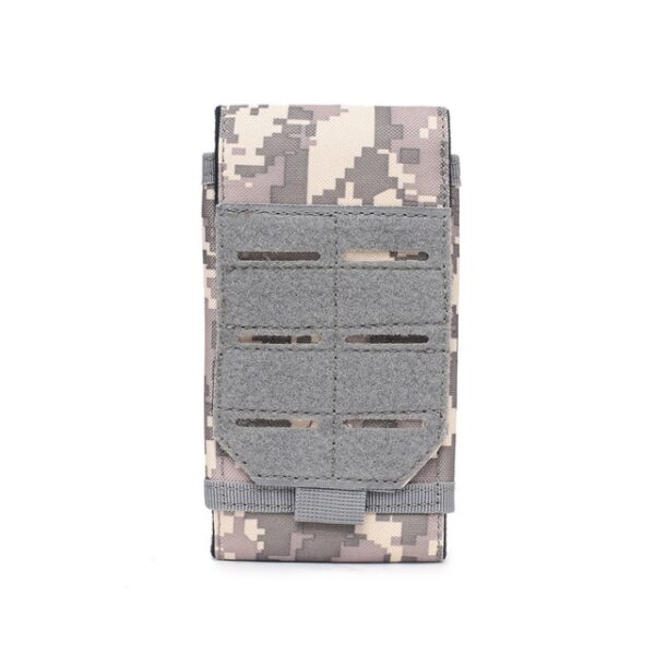 کیسه لیزری Molle در فضای باز کمپینگ پیاده روی شکار لوازم جانبی کمر تاکتیکی نظامی Edc Bag Multi Molle Phone 4.jpg 640x640 4