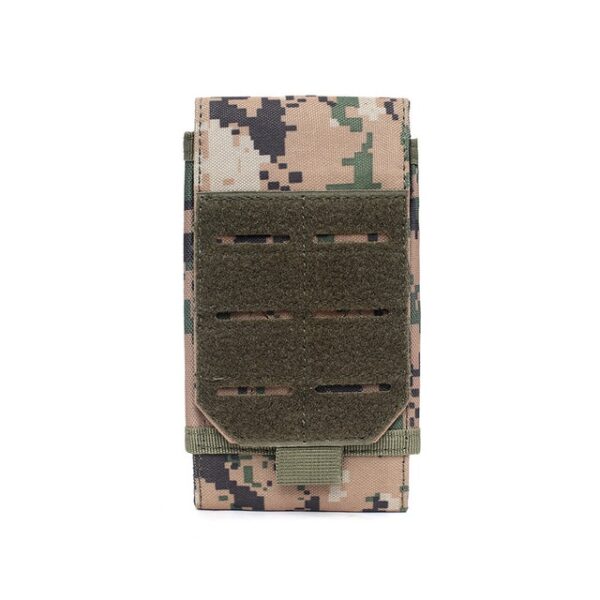 کیسه لیزری Molle در فضای باز کمپینگ پیاده روی شکار لوازم جانبی کمر تاکتیکی نظامی Edc Bag Multi Molle Phone 5.jpg 640x640 5