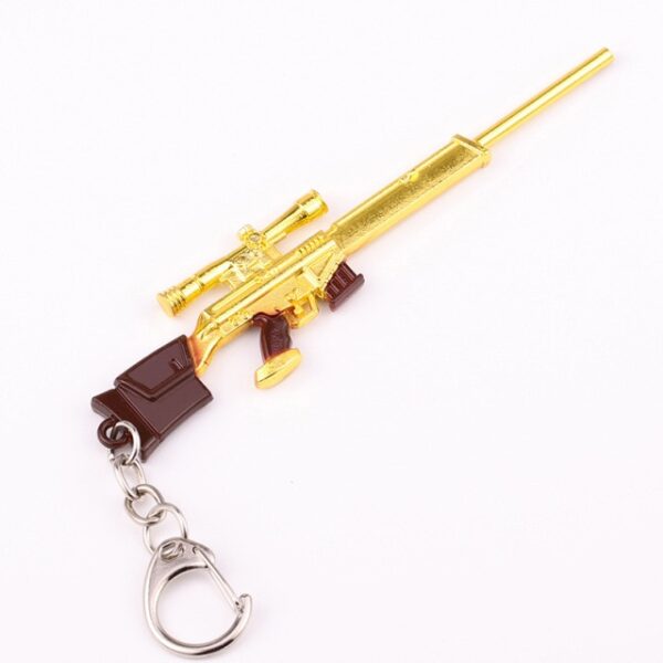 PUBG Keychain Gaming Peripherals Model Toys Mini Zinc Alloy Chicken Dinner AWM M416 Scar L Pendant 13.jpg 640x640 13