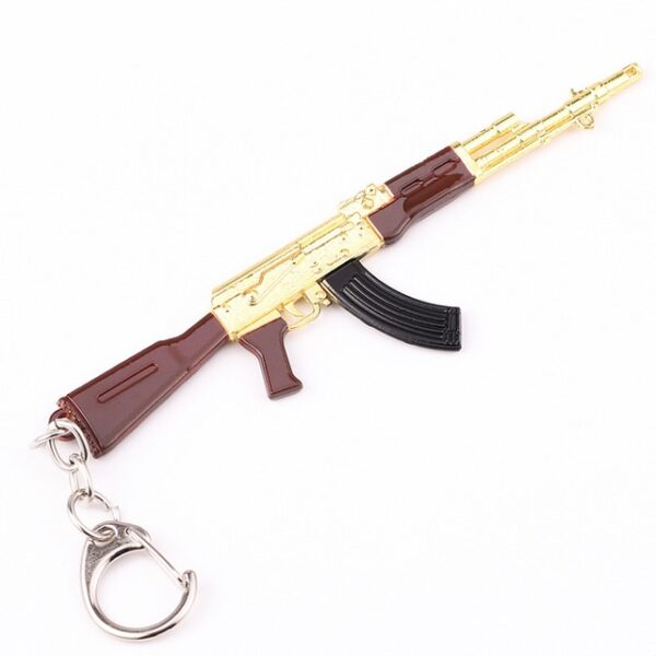 PUBG Keychain Gaming Peripherals Model Toys Mini Zinc Alloy Chicken Dinner AWM M416 Scar L Pendant 16.jpg 640x640 16