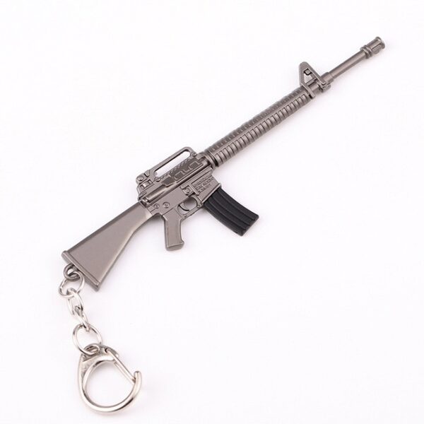 PUBG Keychain Gaming Peripherals Model Toys Mini Zinc Alloy Chicken Dinner AWM M416 Scar L Pendant 2.jpg 640x640 2