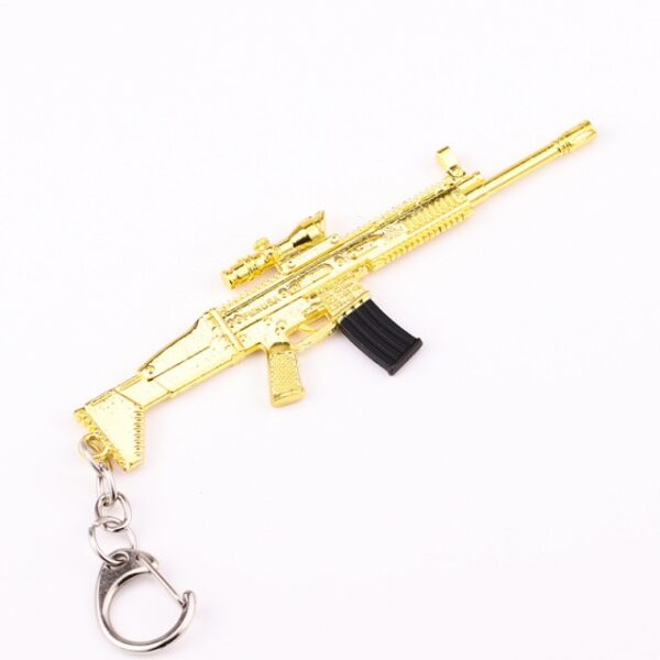 PUBG Keychain Gaming Peripherals Model Toys Mini Zinc Alloy Chicken Dinner AWM M416 Scar L Pendant 20.jpg 640x640 20