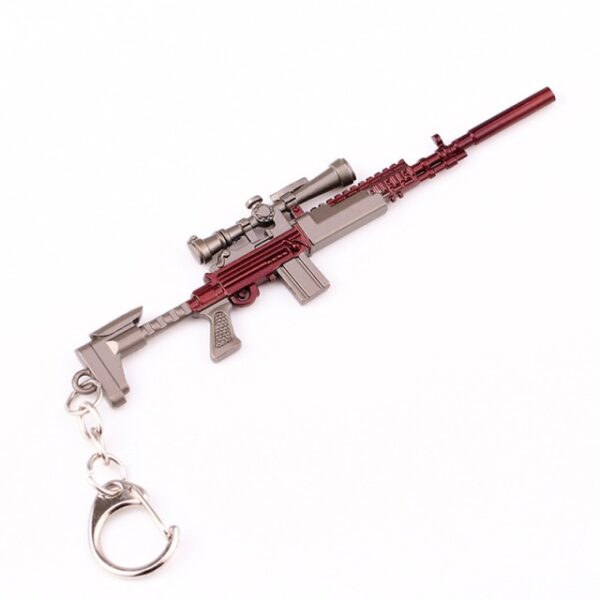 PUBG Sleutelhanger Gaming Randapparatuur Model Speelgoed Mini Zinklegering Kip Diner AWM M416 Litteken L Hanger 21.jpg 640x640 21