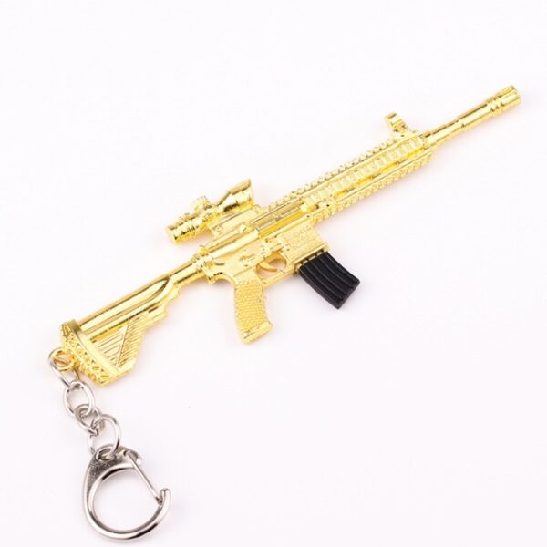 PUBG Keychain Gaming Peripherals Model Toys Mini Zinc Alloy Chicken Dinner AWM M416 Scar L Pendant 22.jpg 640x640 22