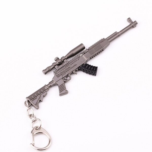 PUBG Keychain Gaming Peripherals Model Toys Mini Zinc Alloy Chicken Dinner AWM M416 Scar L Pendant 5.jpg 640x640 5