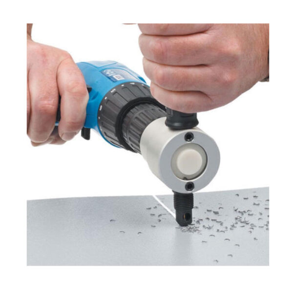 Premum Metal Cutting Machine 160A Double Head Sheet Metal Nibbler Cutter for Drill 360 Degree Adjustable