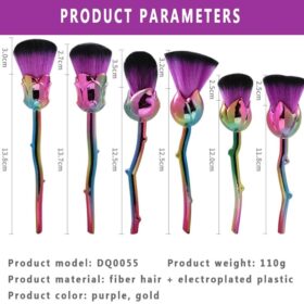 Blossoming Rose Makeup Brush Set - image 6
