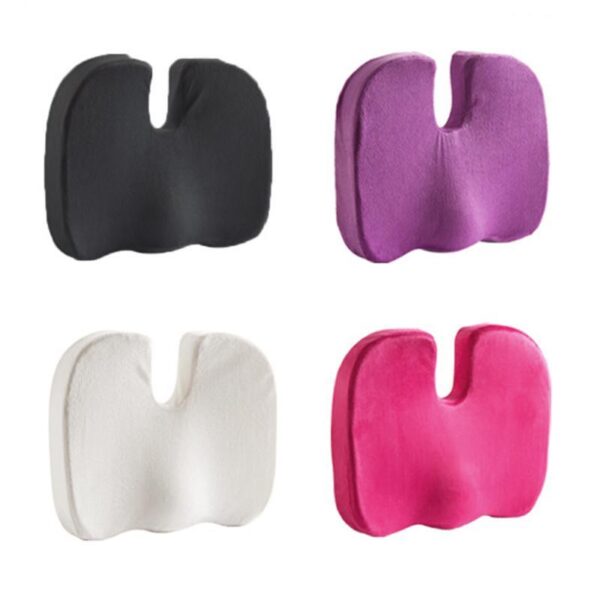 Travel Coccyx Seat Cushion Memory Foam U Shaped Pillow For Chair Cushion Pad Car Office Hip 5