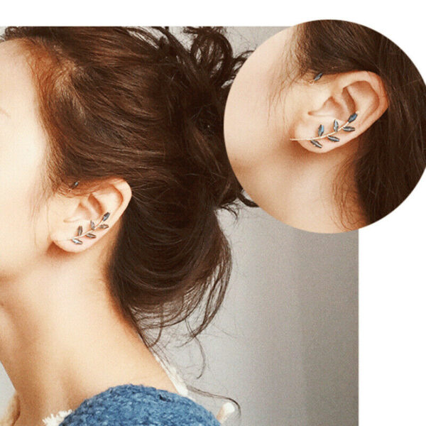 Trendy Classic Geometric Clip on Earrings Bohemia Charm Simulated Pearls Ear Cuff Rhinestone Statement Earings Women 2