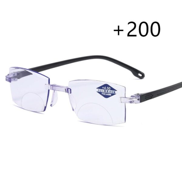 Igwe na-agụ Ultralight Rimless Anti Blue Light Radiation Computer Presbyopia Reader spectacleso Reader Glass 3.jpg 640x640 3