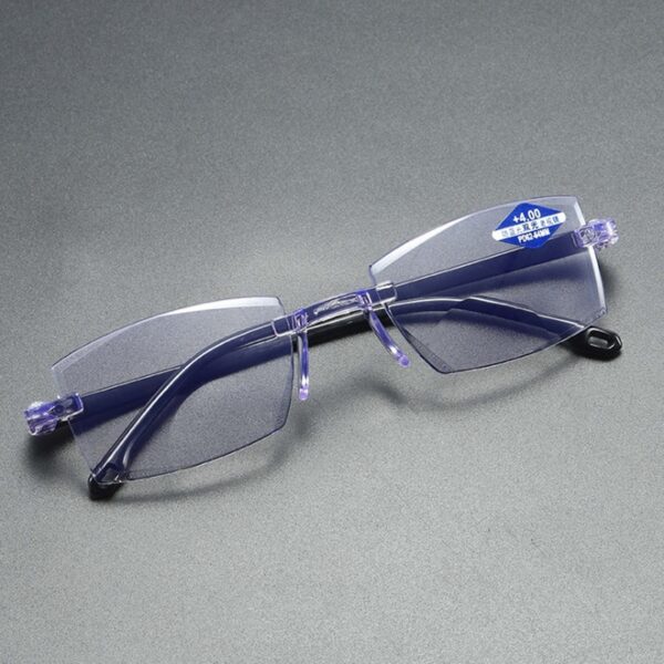 Kacamata Baca Ultralight Tanpa Bingkai Anti Radiasi Cahaya Biru Komputer Presbyopia Readers spectacleso Reader Kacamata
