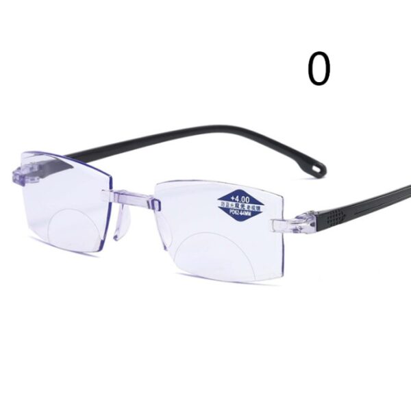 Gafas de lectura ultraligeras sin montura Anti radiación de luz azul Lectores de presbicia por computadora Lectores
