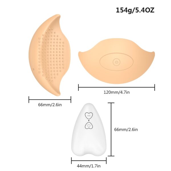 Wireless Breast Massager Elektresch Vibration Bust Lift Enhancer Machine Fernsteuerung fir Këschtvergréisserung Fraen Anti 2