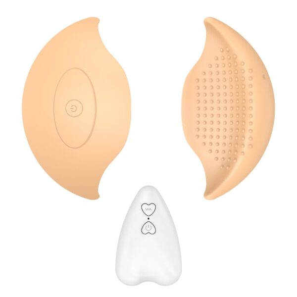 Wireless Breast Massager Electric Vibration Bust Lift Enhancer Machine รีโมทคอนโทรลสำหรับหน้าอกผู้หญิง
