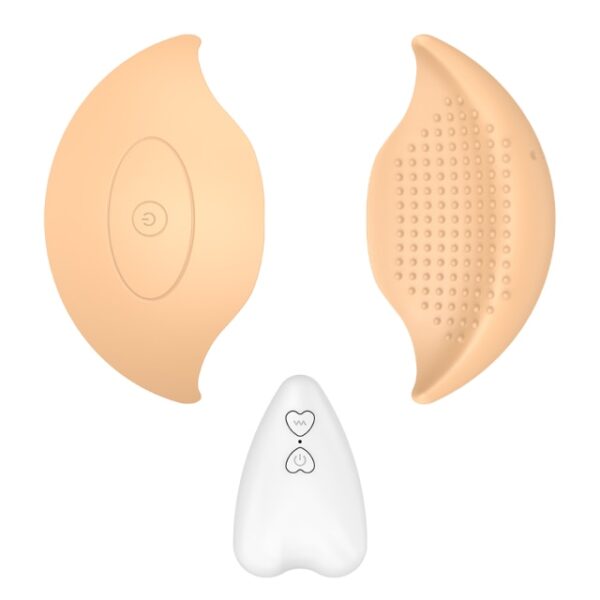 Wireless Tete Massager elektrik Vibration Bust Lift Enhancer machin Remote Control pou Elajisman pwatrin fanm