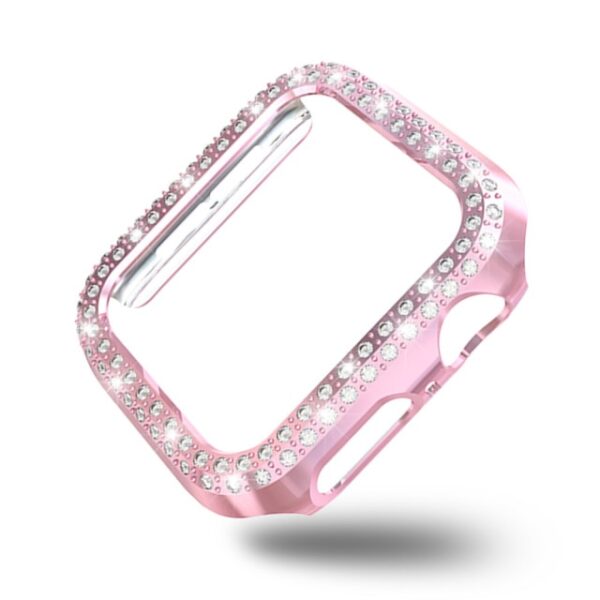 Women Ladies Case for Apple Watch SE Series 6 5 4 3 Cover PC Diamond Protector 2.jpg 640x640 2
