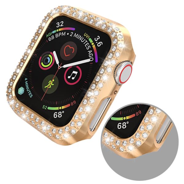 Women Ladies Case for Apple Watch SE Series 6 5 4 3 Cover PC Diamond Protector 3