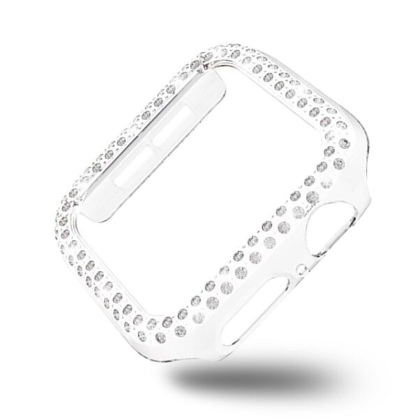 Women Ladies Case for Apple Watch SE Series 6 5 4 3 Cover PC Diamond Protector 8.jpg 640x640 8