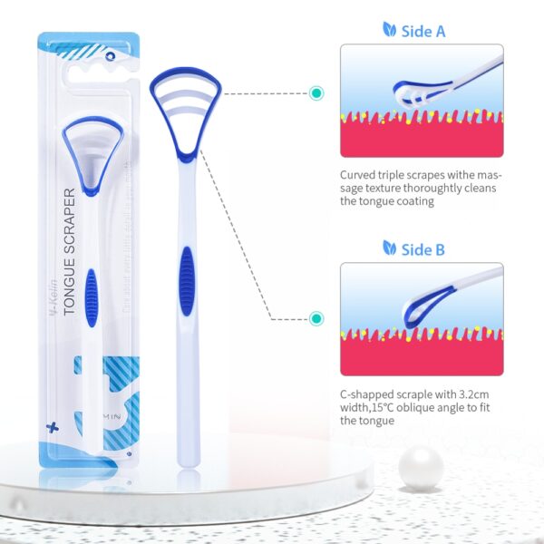 Y Kelin No 1 In Sales Silicone Tongue Scrap Brush Cleaning Scraper Food Grade Single Oral 27