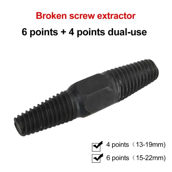 1 2 3 4 inch Damaged Wire Screw Extractor Water Pipe Triangle Valve Tap Broken Wire 3