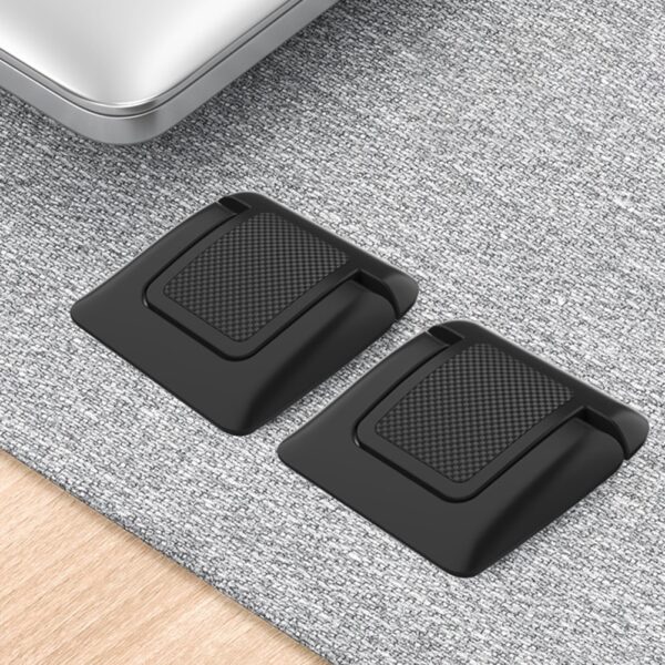 1 Pair Laptop Holder Notebook Stands Universal Invisible Laptop Stands Plastic Mini Desktop Notebook Holders