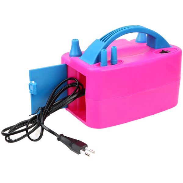 1PC EU Plug High Voltage Double Hole Air Compressor Electric Balloon Inflator Pump Air Blower Balloon 2