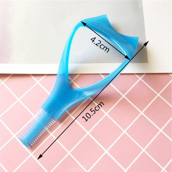 1pcs 3 In 1 Shield Guide Guard Lash Curler Eyelash Curling Commb Makeup Tools Imivimbo yezimonyo 1