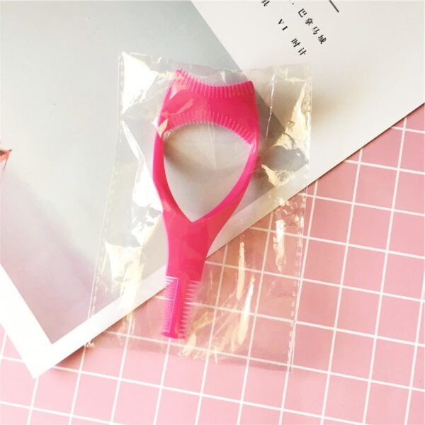 1pcs 3 In 1 Shield Guide Guard Lash Curler Eyelash Curling Comb Makeup Tools Lashes ເຄື່ອງ ສຳ ອາງ 3