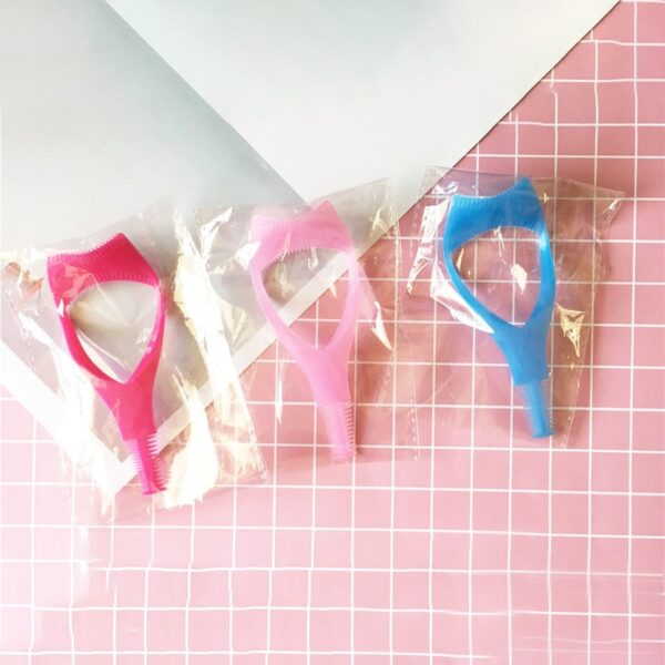 1pcs 3 In 1 Shield Guide Guard Lash Curler Eyelash Curling Comb Makeup Tools Lashes ເຄື່ອງ ສຳ ອາງ 5