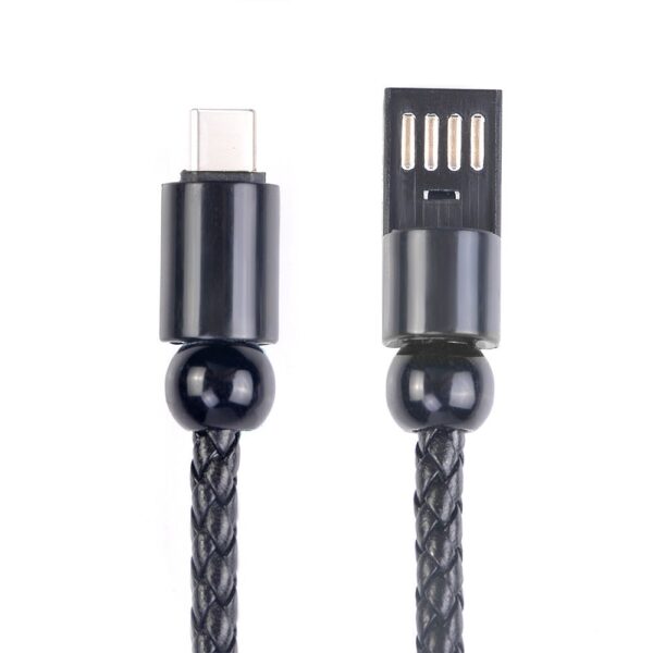 2021 USB Charger Data Sync Cable Bracelet Wrist Band For Android Type C iPhone for Samsung 4