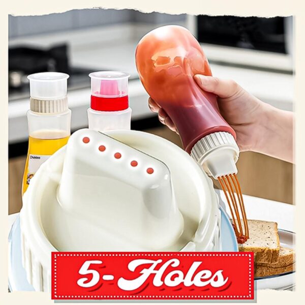 Buidéal Squeeze Condiment Baile 380ML Do Ketchup Mayo Hot Sauces Oil Bottle Gadget Kitchen Gadget Foirfe Do 3