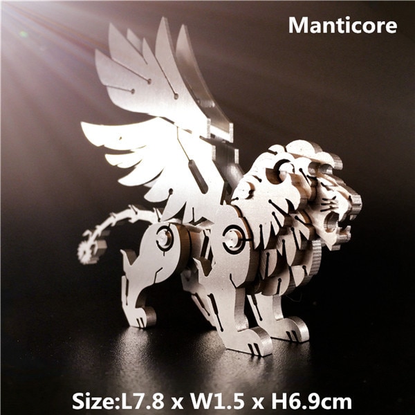 3D Metal Model Chinese Zodiac Dinosaurs western fire dragon DIY Assembly models Toys Collection Desktop For 12.jpg 640x640 12