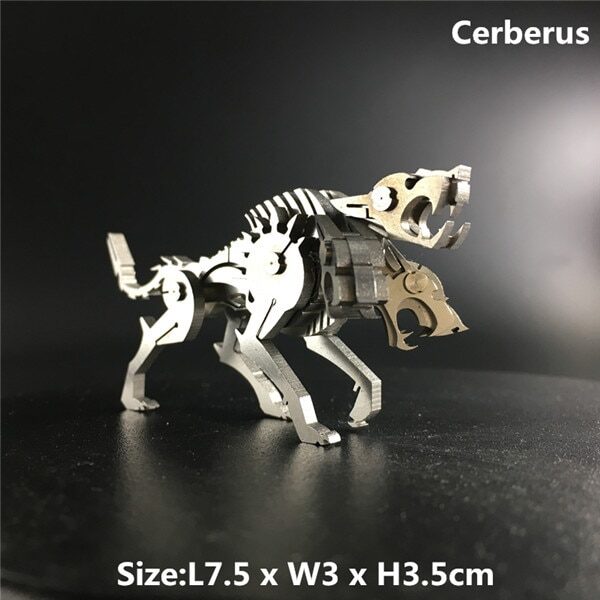 3D Metal Model Chinese Zodiac Dinosaurs western fire dragon DIY Assembly models Toys Collection Desktop For 17.jpg 640x640 17