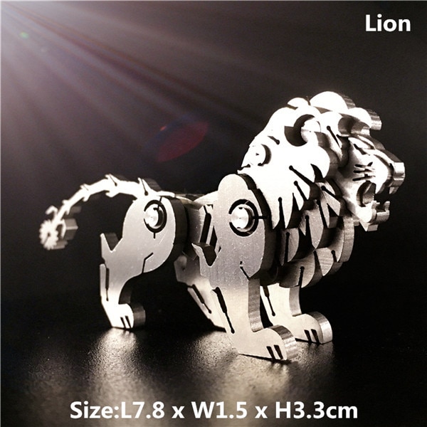 3D Metal Model Chinese Zodiac Dinosaurs western fire dragon DIY Assembly models Toys Collection Desktop For 9.jpg 640x640 9