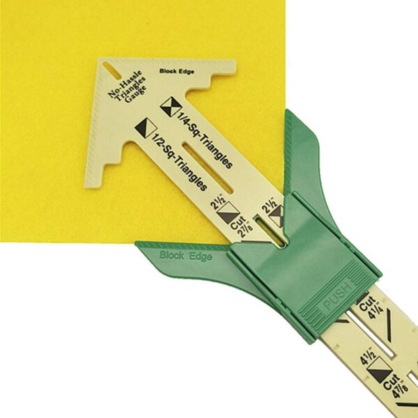 5 IN 1 SLIDING GAUGE WITH NANCY ZIEMAN Triangles Measuring Sewing Tool two size choose 5BB5736 4