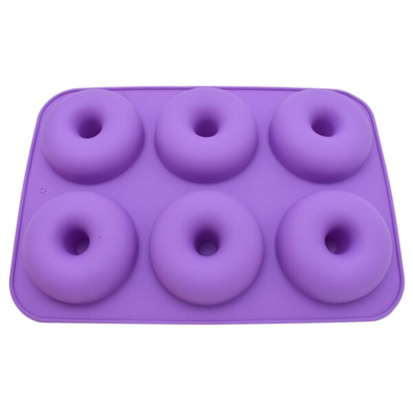 6 Cavity Silicone Mold Donut Baking Pan Non Stick Mold Dishwasher Decoration Tools Jelly and Candy 10.jpg 640x640 10