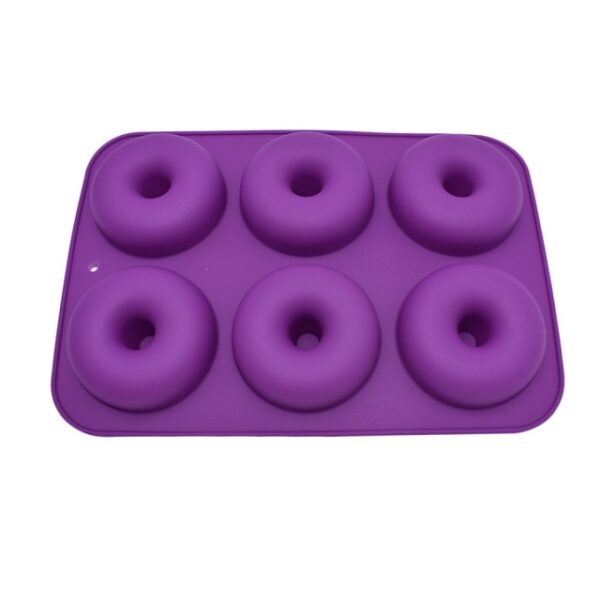 6 Cavity Silicone Mold Donut Baking Pan Non Stick Mold Dishwasher Decoration Tools Jelly And Candy 11.jpg 640x640 11