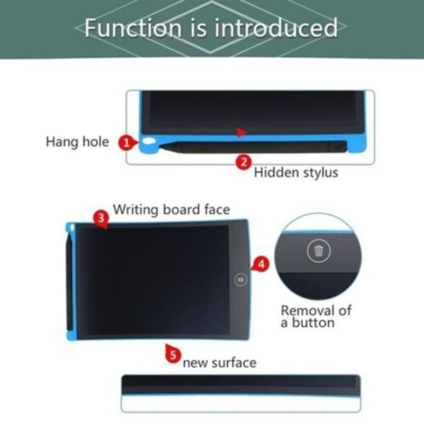 8 5Inch Electronic Drawing Board LCD Screen Colorful Writing Tablet Digital Digital Graphic Drawing Tablets Handwriting Pad 2