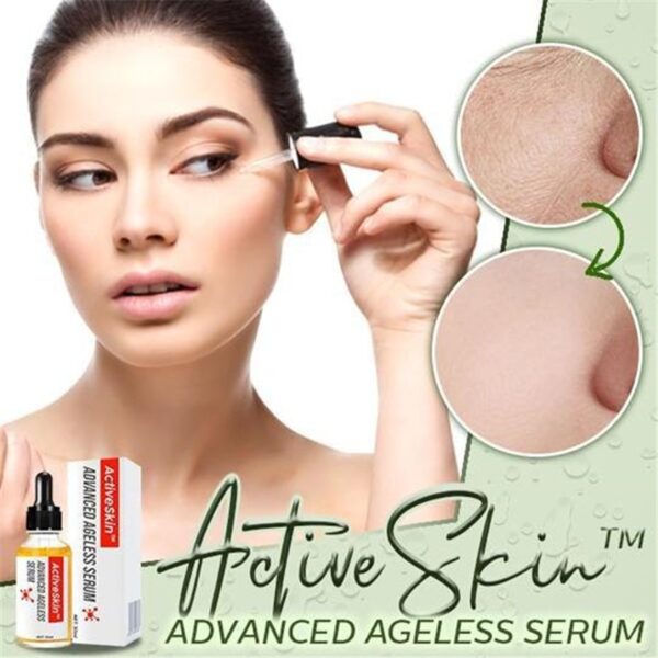 ActiveSkin Advanced Ageless Serum Face Essence Effective De aging Serum rau Wrinkles Kab ntawm daim tawv nqaij txhim kho