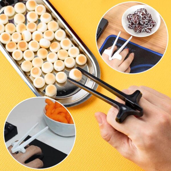 Free Hands Snack Chopsticks Play Games Finger Chopsticks Lazy Assistant Clip Snacks Not Dirty Hand Phone 4