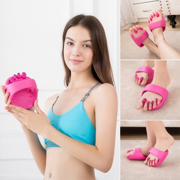 Ladies Japanese Halfs Slippers Women Leg Slimming Footwear Massage Semi Slippers FRE Drop
